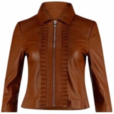 Ibana Leather Jacket Heat - Caramel / SALE Ibana Leather Jacket Heat - Caramel / SALE